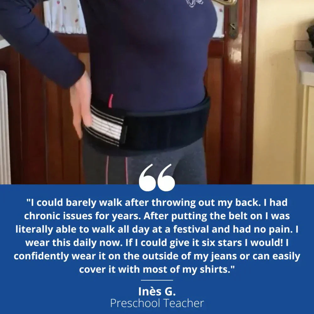 حزام نوفافليكس لعرق النسا مع دعم موجه للظهر والورك