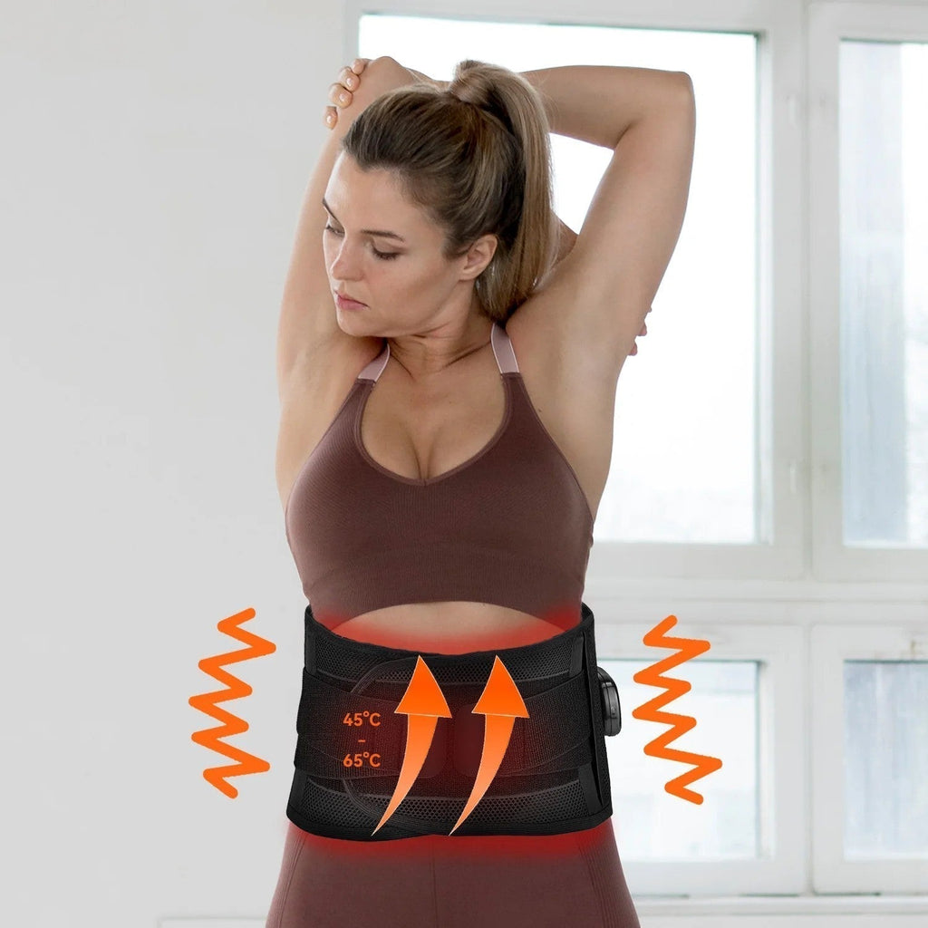 NovaPulse 630nm Rødt Lys Midjebelte med Varme og Vibrasjon