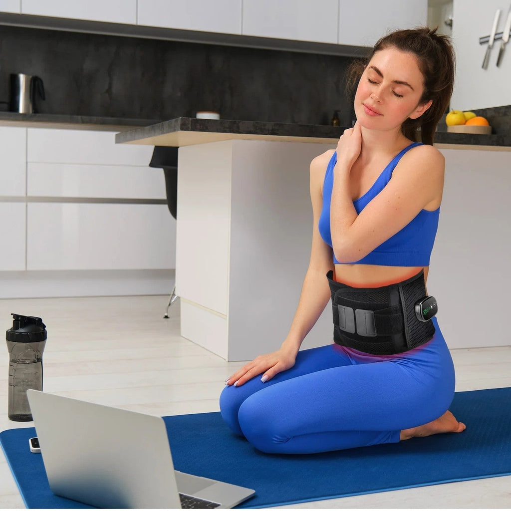 NovaPulse 630nm Rødt Lys Midjebelte med Varme og Vibrasjon