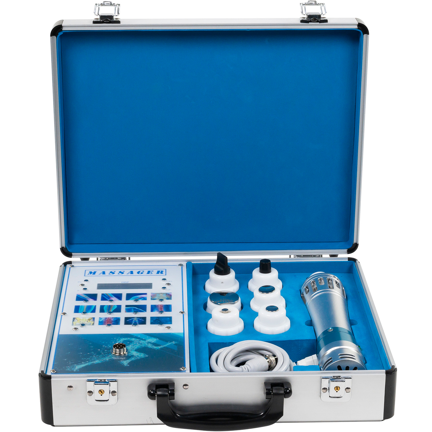 ESWT Portable Shockwave Device For Home Use With Seven Heads And Three Soft Tips