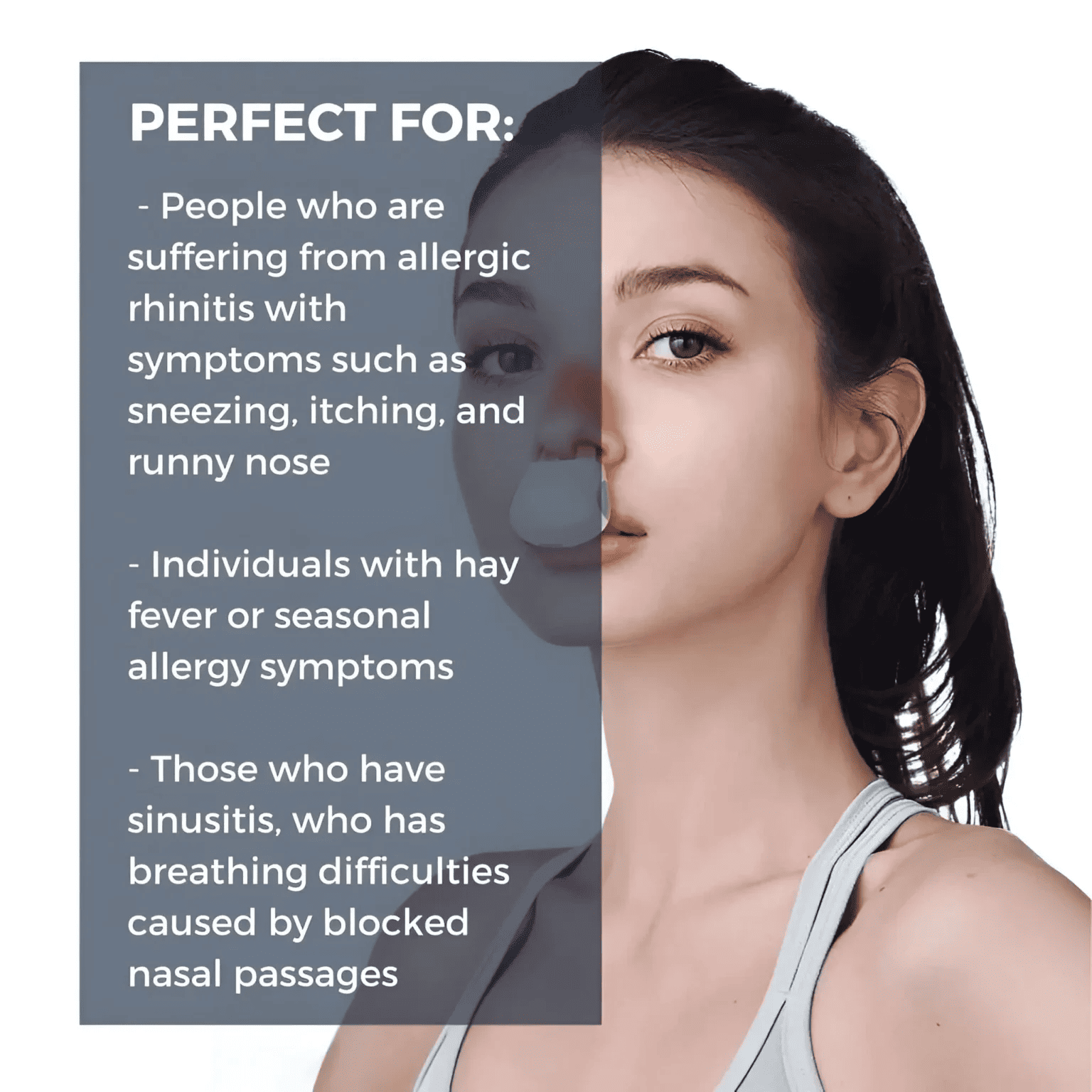 علاج الأنف بالضوء الأحمر NoseNova لتخفيف الجيوب الأنفية والاحتقان