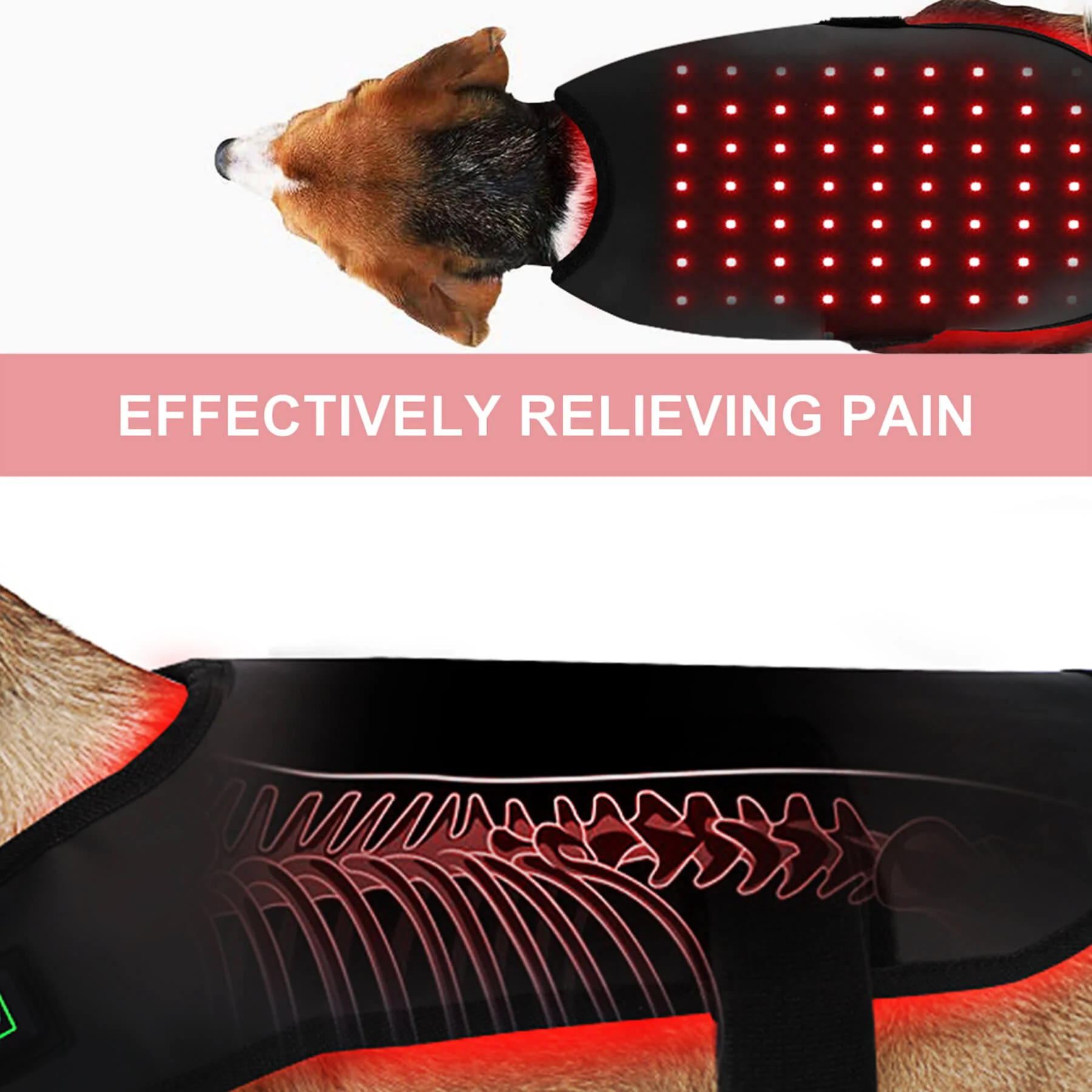 Pet Infrared Light Therapy Coat For Dogs And Cats Pain Relief At Home