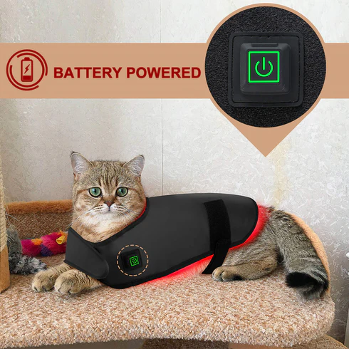 Pet Infrared Light Therapy Coat For Dogs And Cats Pain Relief At Home