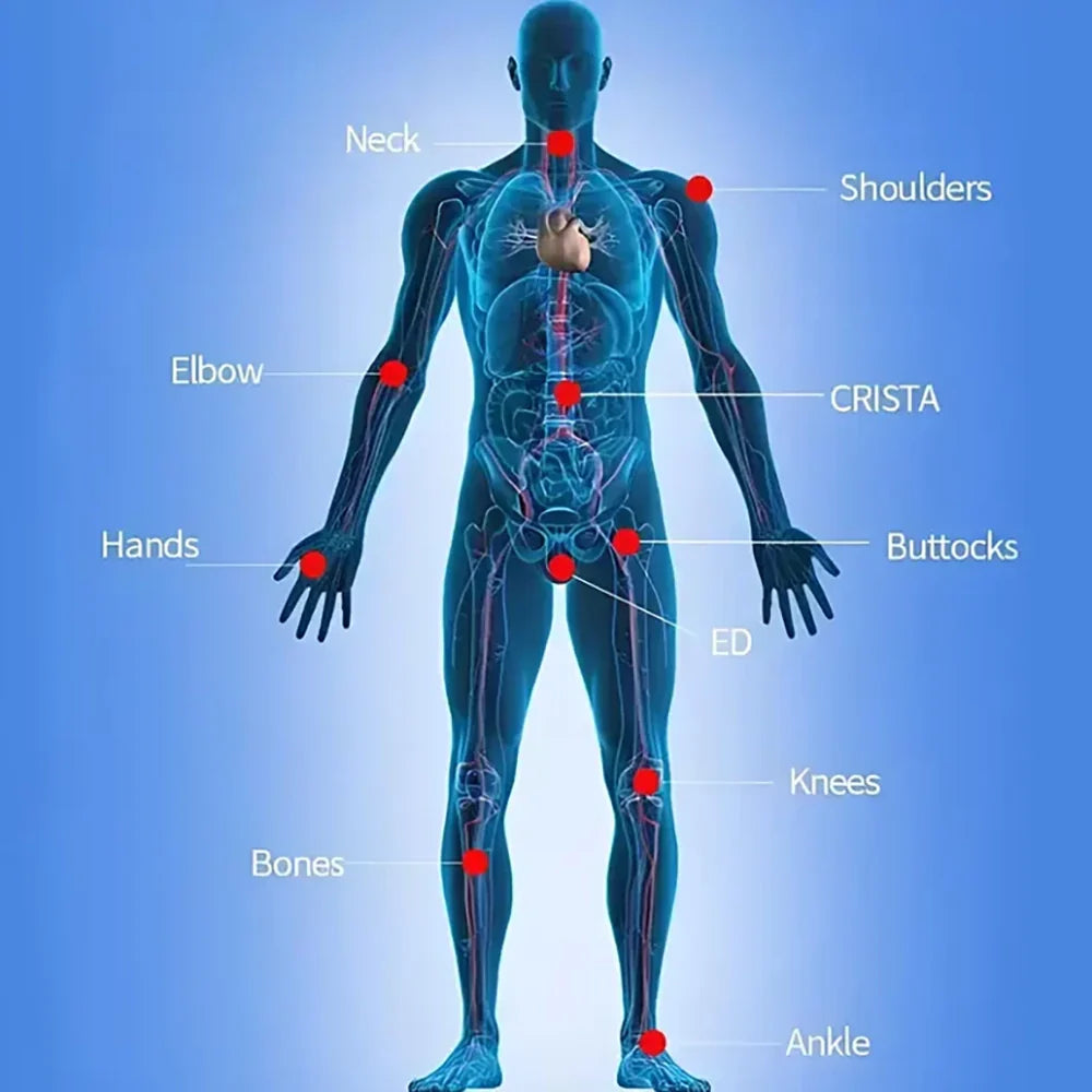 VexaPulse Pro Přenosné domácí zařízení pro terapii rázovými vlnami
