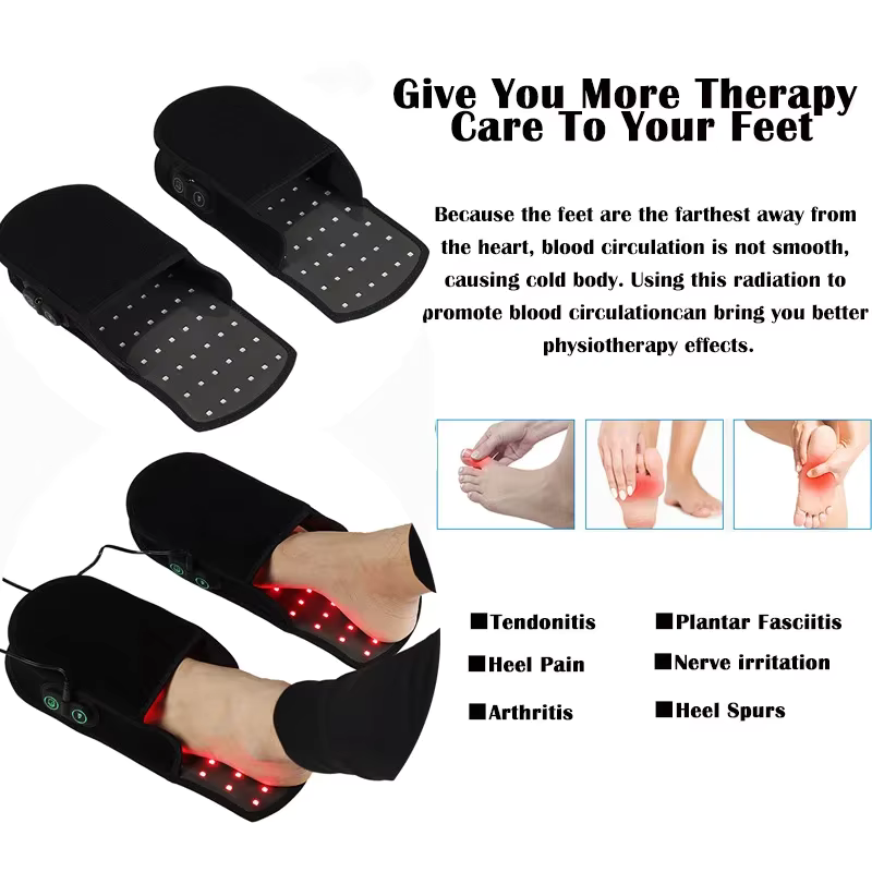 2024 Red Light Slippers For Foot Comfort And Relief