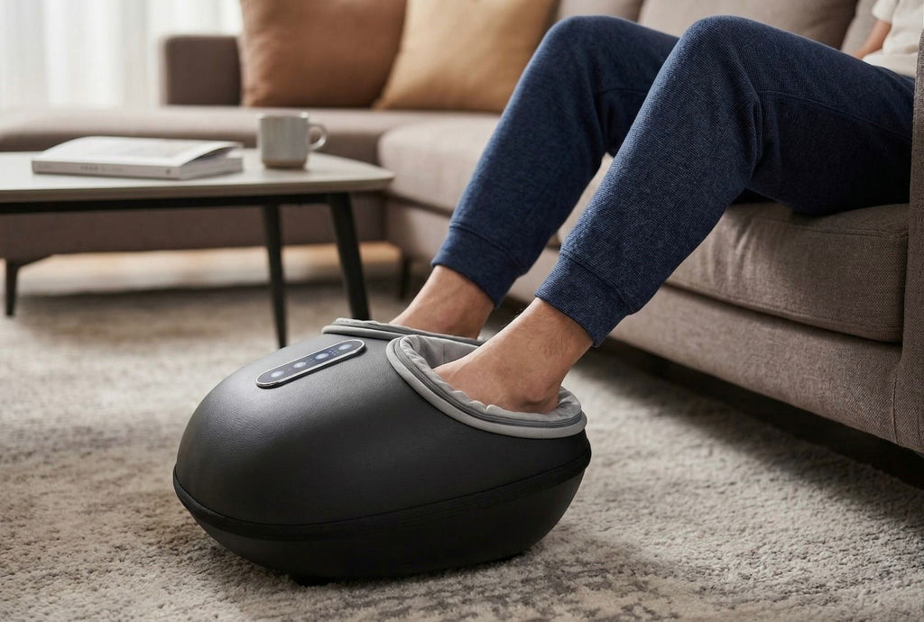 Shiatsu Foot Therapy Massager With Heat And Kneading Rollers