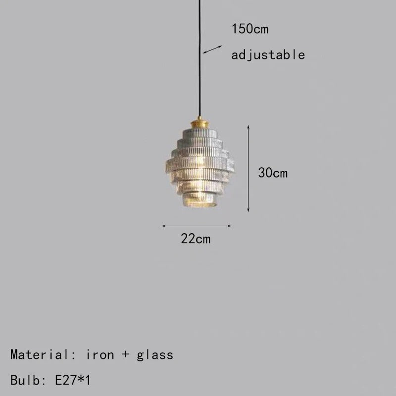 Candelabru Nordic Stratificat Aurit Aurelle