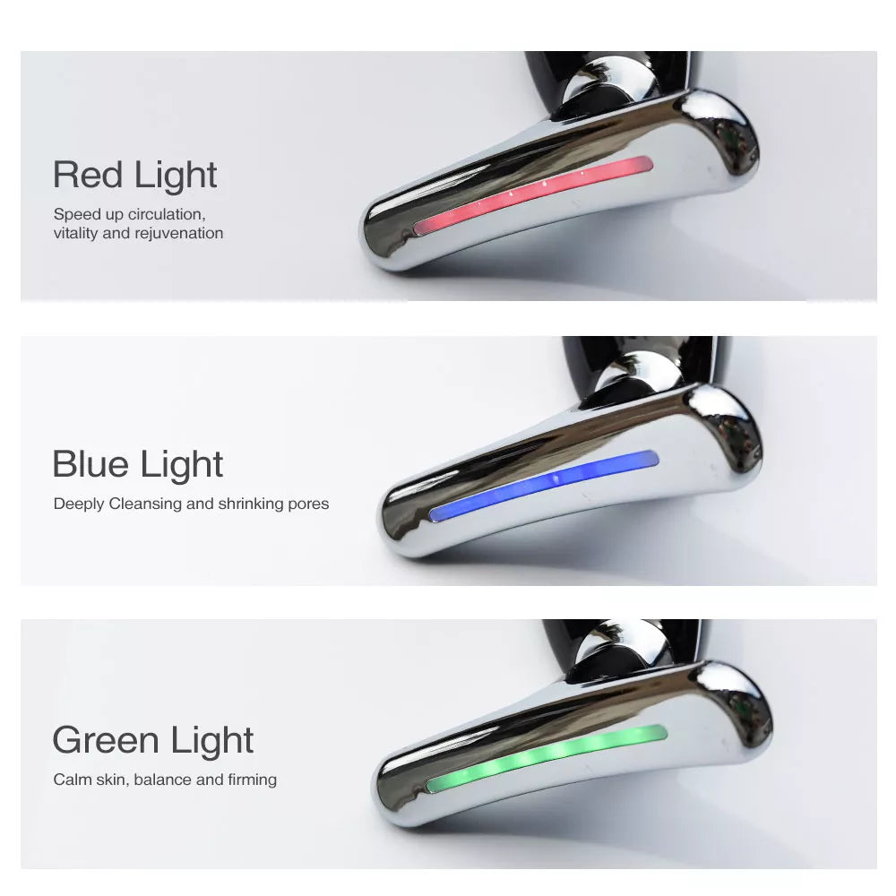 Lumiva Massageador Facial e de Pescoço EMS 7 em 1 para Reafirmar