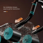 Roată pentru abdomene CorePulse cu revenire automată și protecții pentru coate pentru abdomen