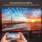 Přenosný 4K WiFi projektor s Androidem pro domácí kino