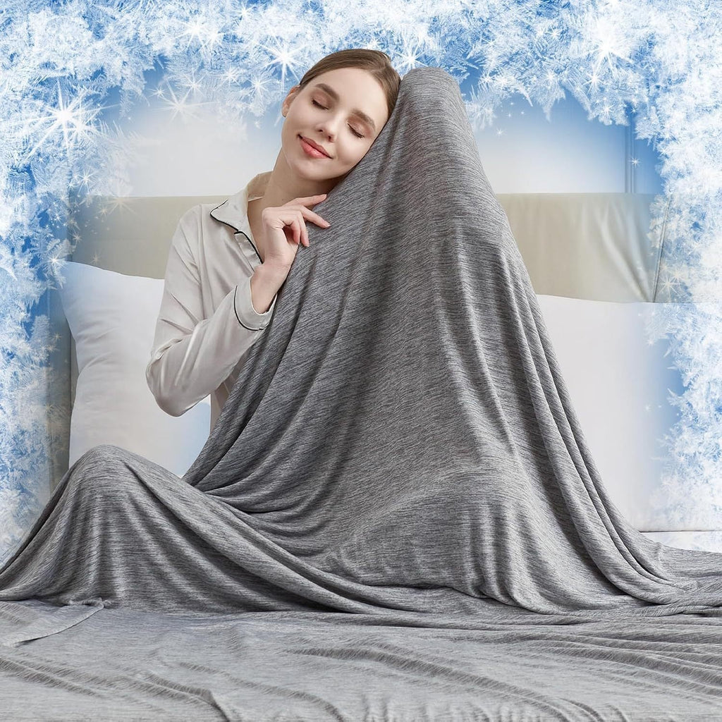 ChillQuilt Cooling Blanket Breathable Lightweight For Hot Sleepers