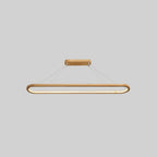 LumaWood LED Pendant Light With Wood Finish And Subtle Metal Accents