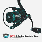 بروباك كاربون إكس بكرة صيد دوارة أفضل بكرة صيد دوارة خفيفة