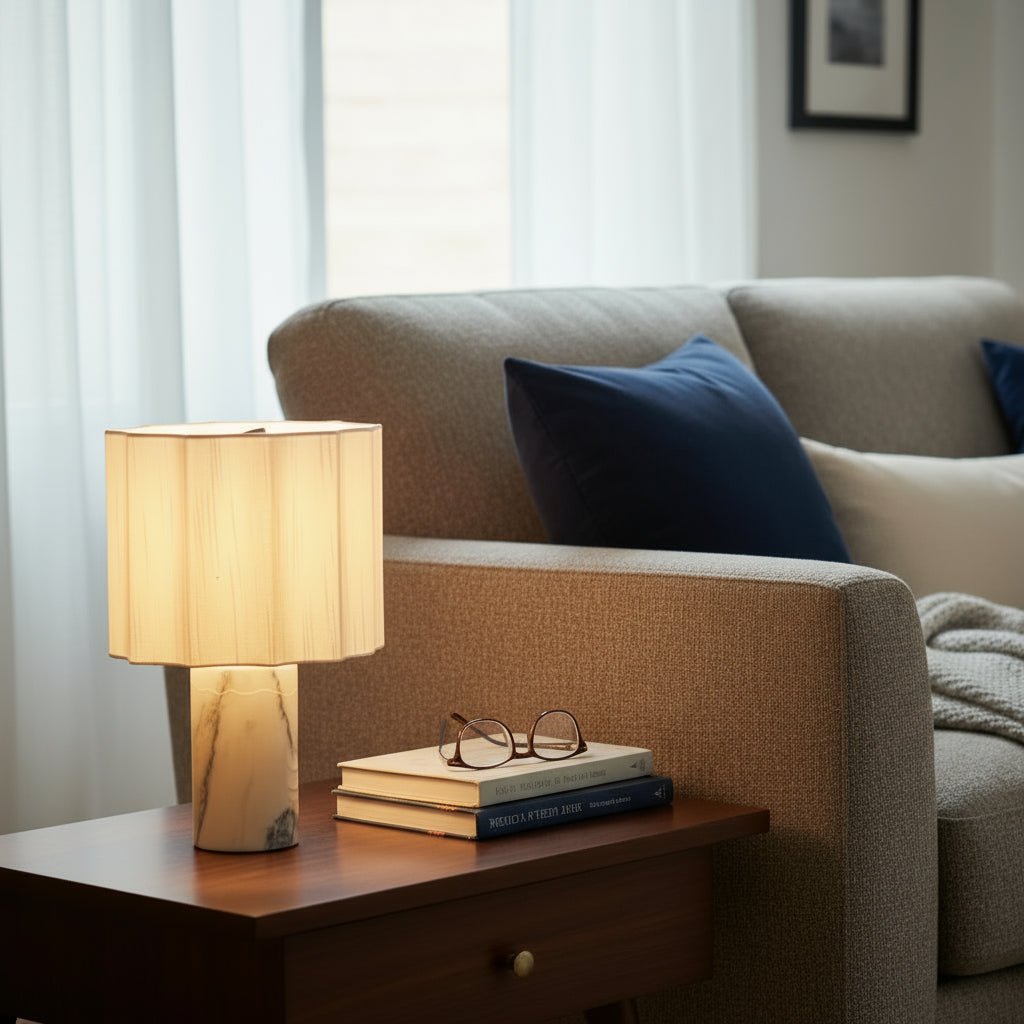 Modern Marble Table Lamp For Elegant Decorative Lighting