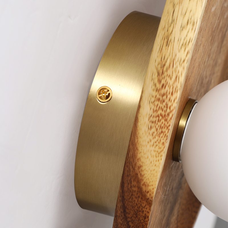 LumiVerde Natuurlijke Houten Wandlamp voor Warme Sfeer