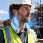 WorkCool kaulatuuletin ladattava, kannettava viilennyslaite digitaalisella näytöllä