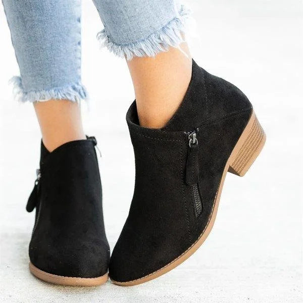 Orthopedic women's leather boots