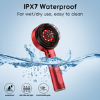 لومورا فرشاة استعادة الشعر الطبيعية 3 في 1 | مدلك فروة الرأس