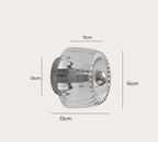 Lyris Nordic glass vegglampe for soverom og gang