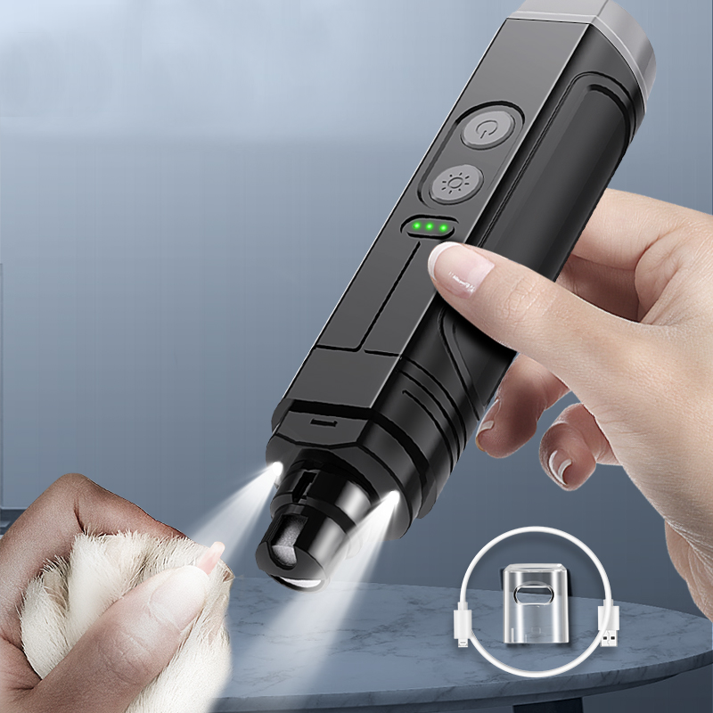 LED Electric Nail Clipper For Pets Safe Grooming For Cats And Dogs