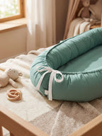 Ergonomic Baby Bed Reducer, Cushioned Crib Bumper for Cozy Sleep