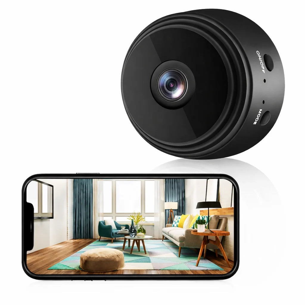 Intelligent HD Mini Security Camera For Around Clock Remote Monitoring And Night Vision