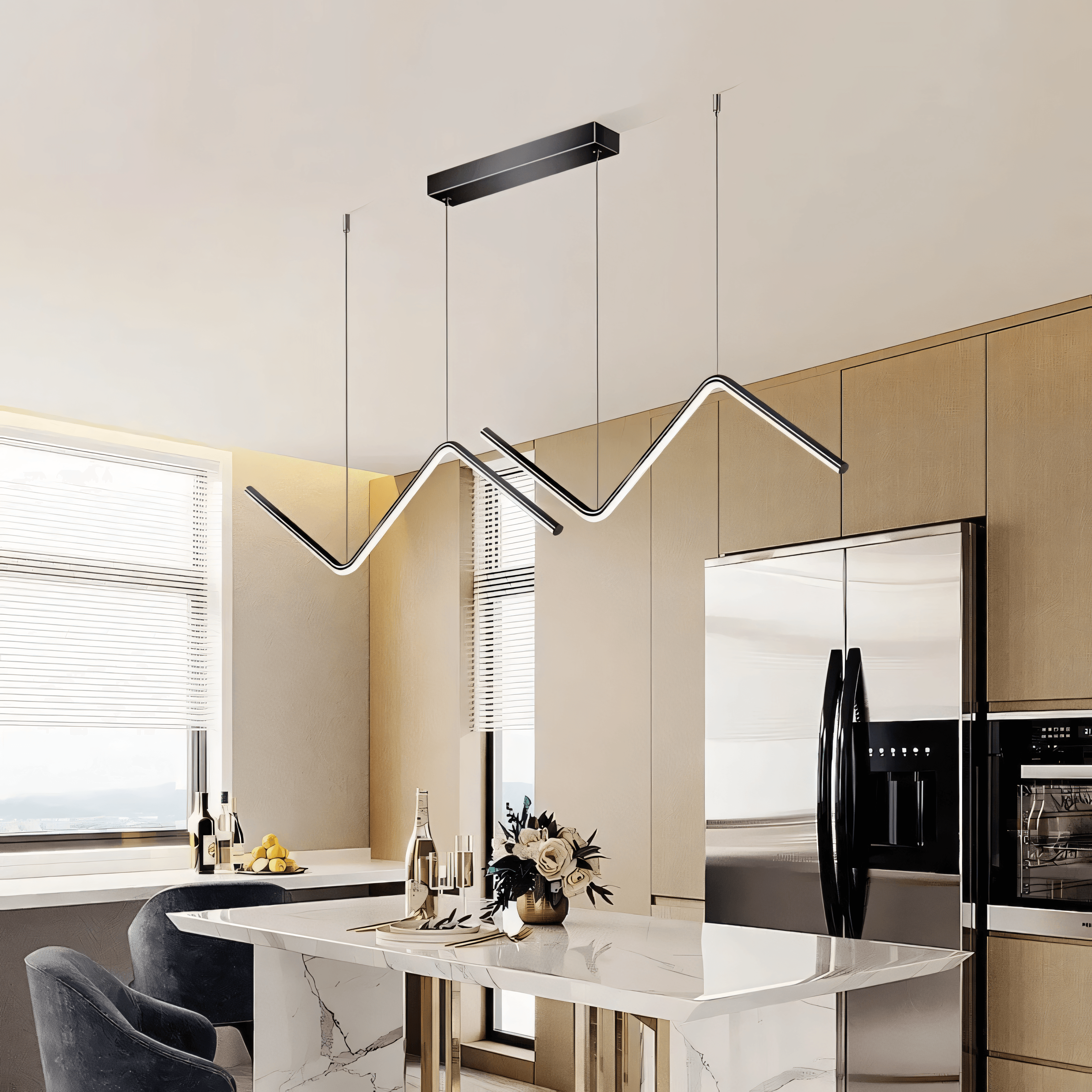 Solenne | Geometrische Dreieck Pendelleuchte