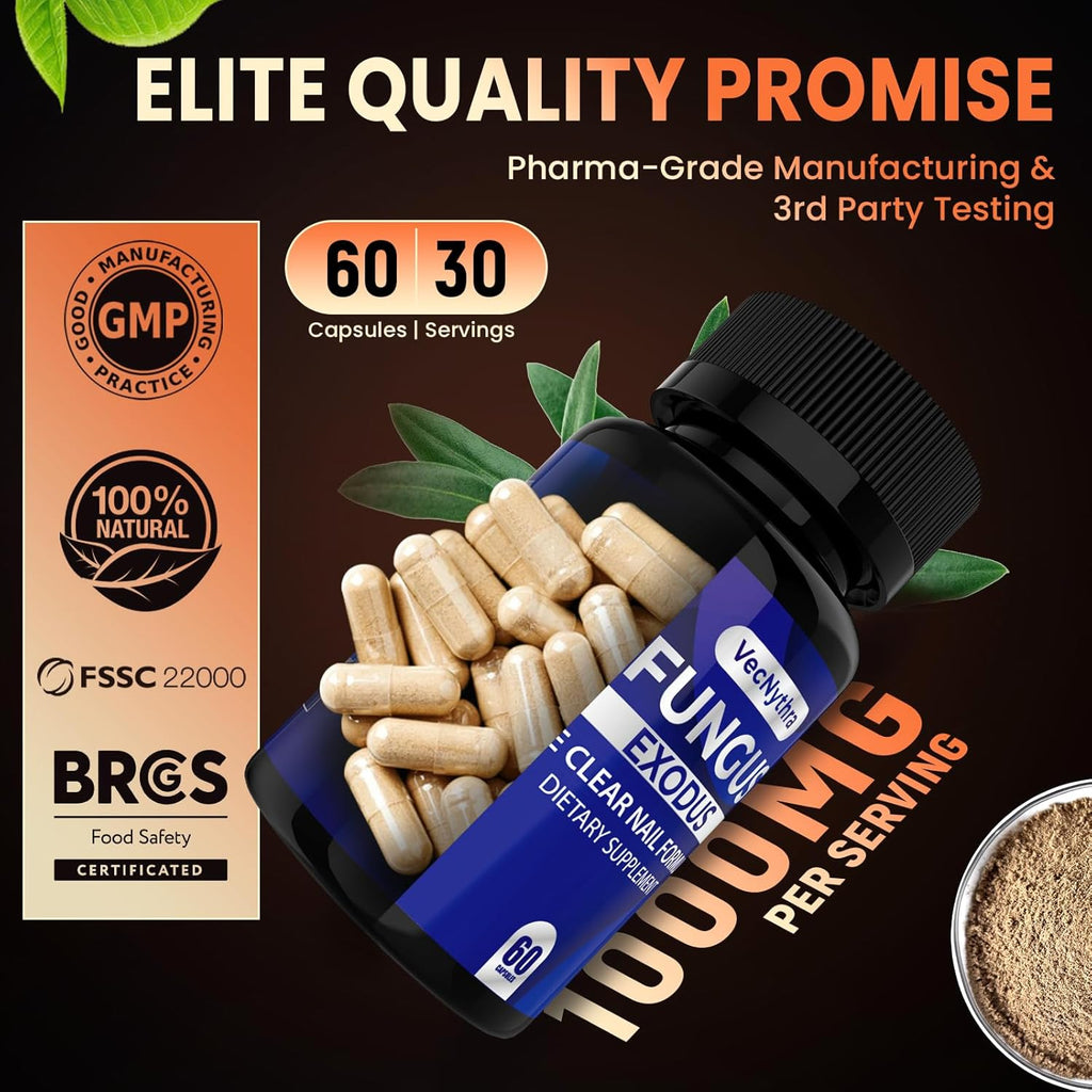 Nail & Foot Wellness Probiotic Capsules – Internal Support for Healthier, Stronger Nails
