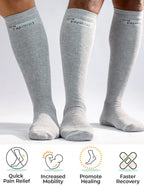Comfort Bamboo Compression Socks for Daily Leg Support and Recovery