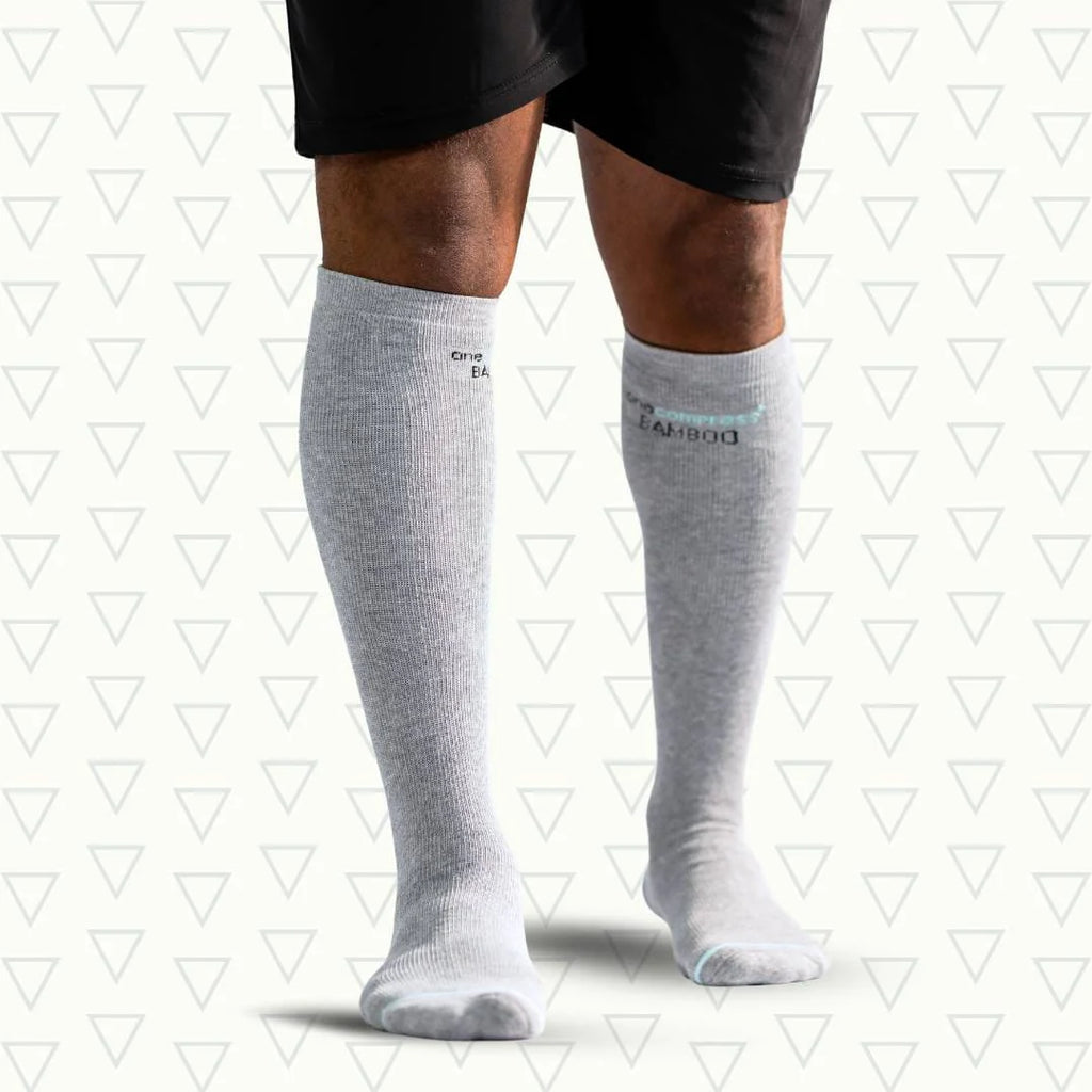 Comfort Bamboo Compression Socks for Daily Leg Support and Recovery