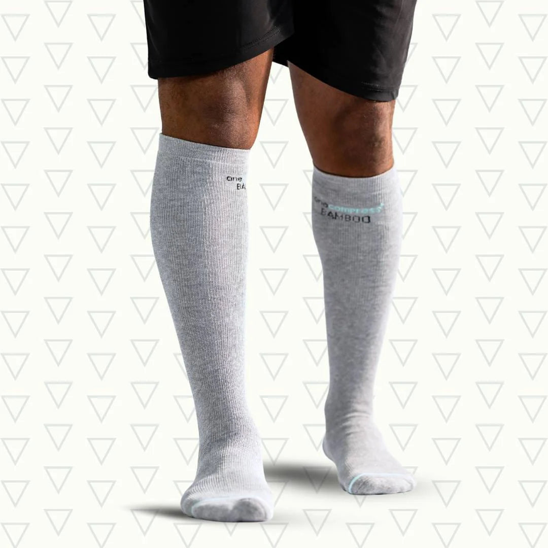 Comfort Bamboo Compression Socks for Daily Leg Support and Recovery
