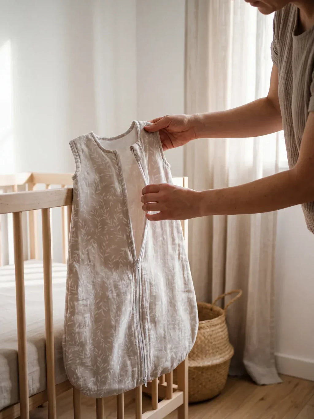 Baby Sleep Sack Bamboo And Cotton For Soft Comfort