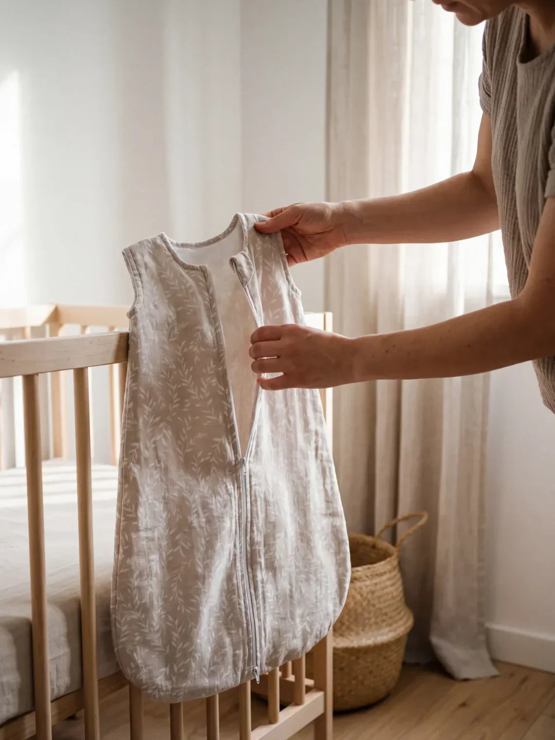 Baby Sleep Sack Bamboo And Cotton For Soft Comfort