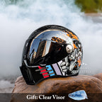 Casco Integral Bikerslifestyle para Motociclistas Certificado DOT ECE
