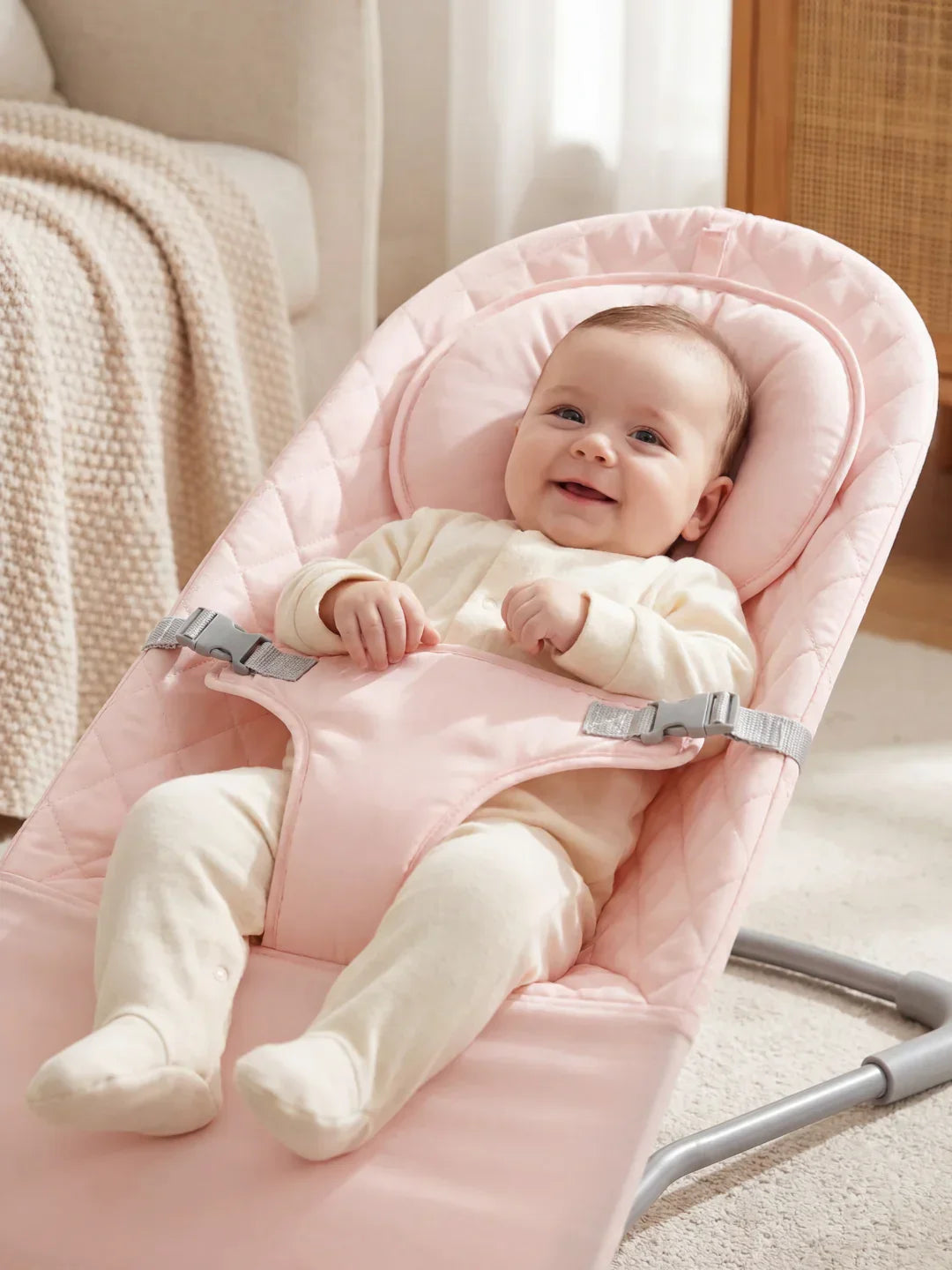 Skládací ergonomické houpací sedátko pro děti