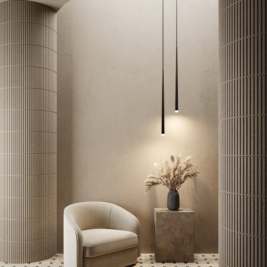 NyxLumen 可调节 LED 电缆吊灯 适用于现代室内设计