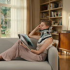Inflatable Neck Traction Collar with 8 Air Chambers & 26° Ergonomic Stretch for Daily Comfort