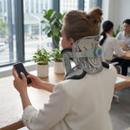 Inflatable Neck Traction Collar with 8 Air Chambers & 26° Ergonomic Stretch for Daily Comfort