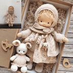 Poppi | Handcrafted Waldorf Cuddle Doll | Soft, Organic & Non-Toxic