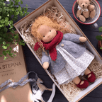 Poppi | Handcrafted Waldorf Cuddle Doll | Soft, Organic & Non-Toxic