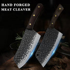 Coltello Mannaia Forgiato a Mano di Qualità Premium per Cuochi Casalinghi