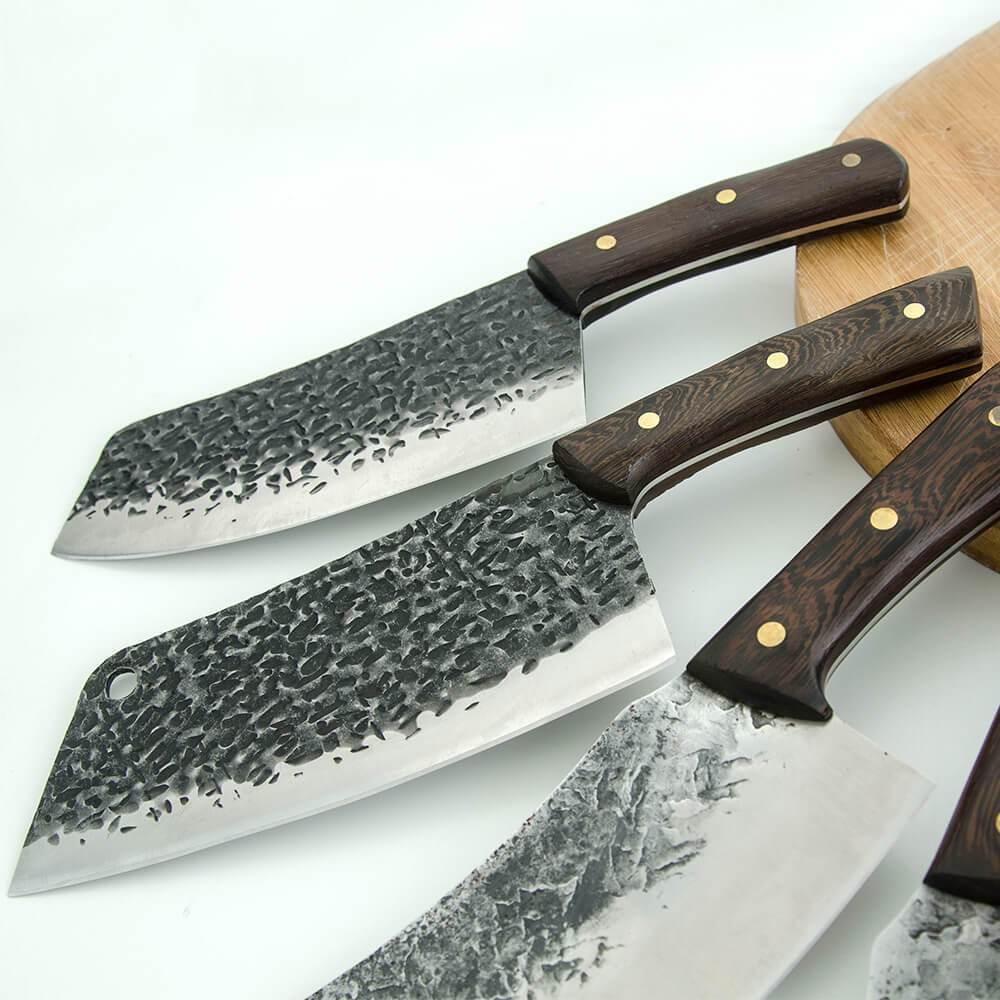 Coltello Mannaia Forgiato a Mano di Qualità Premium per Cuochi Casalinghi