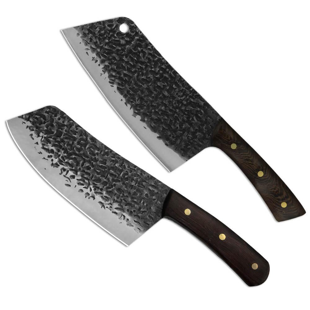 Coltello Mannaia Forgiato a Mano di Qualità Premium per Cuochi Casalinghi