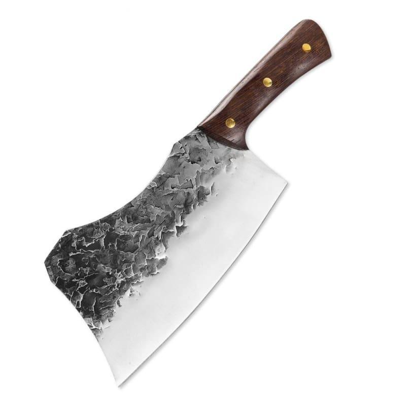 Hand Forged Butcher Knife For Chefs With High Carbon Precision Slicing