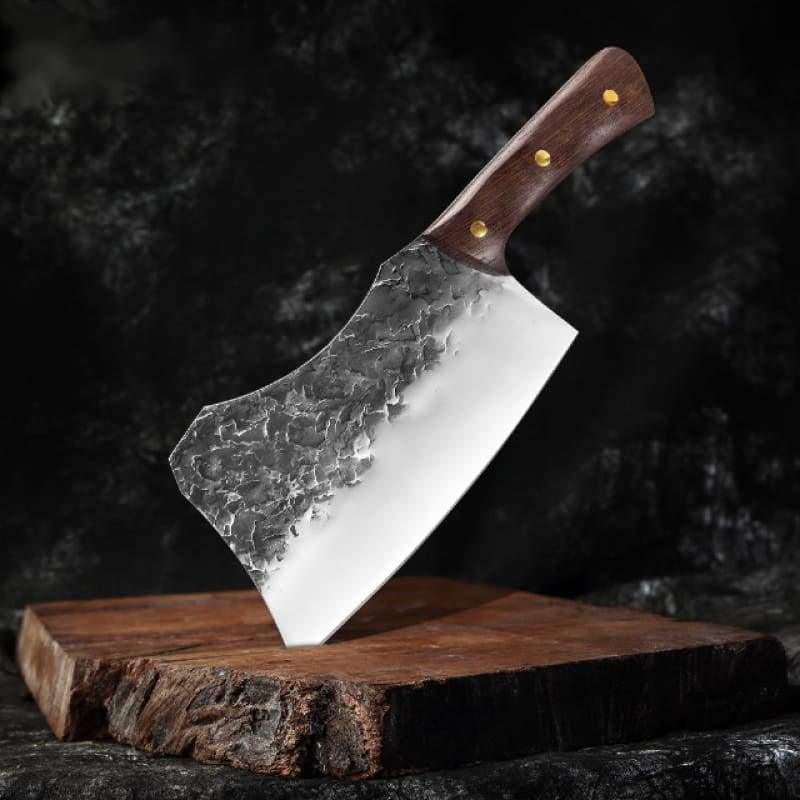 Hand Forged Butcher Knife For Chefs With High Carbon Precision Slicing