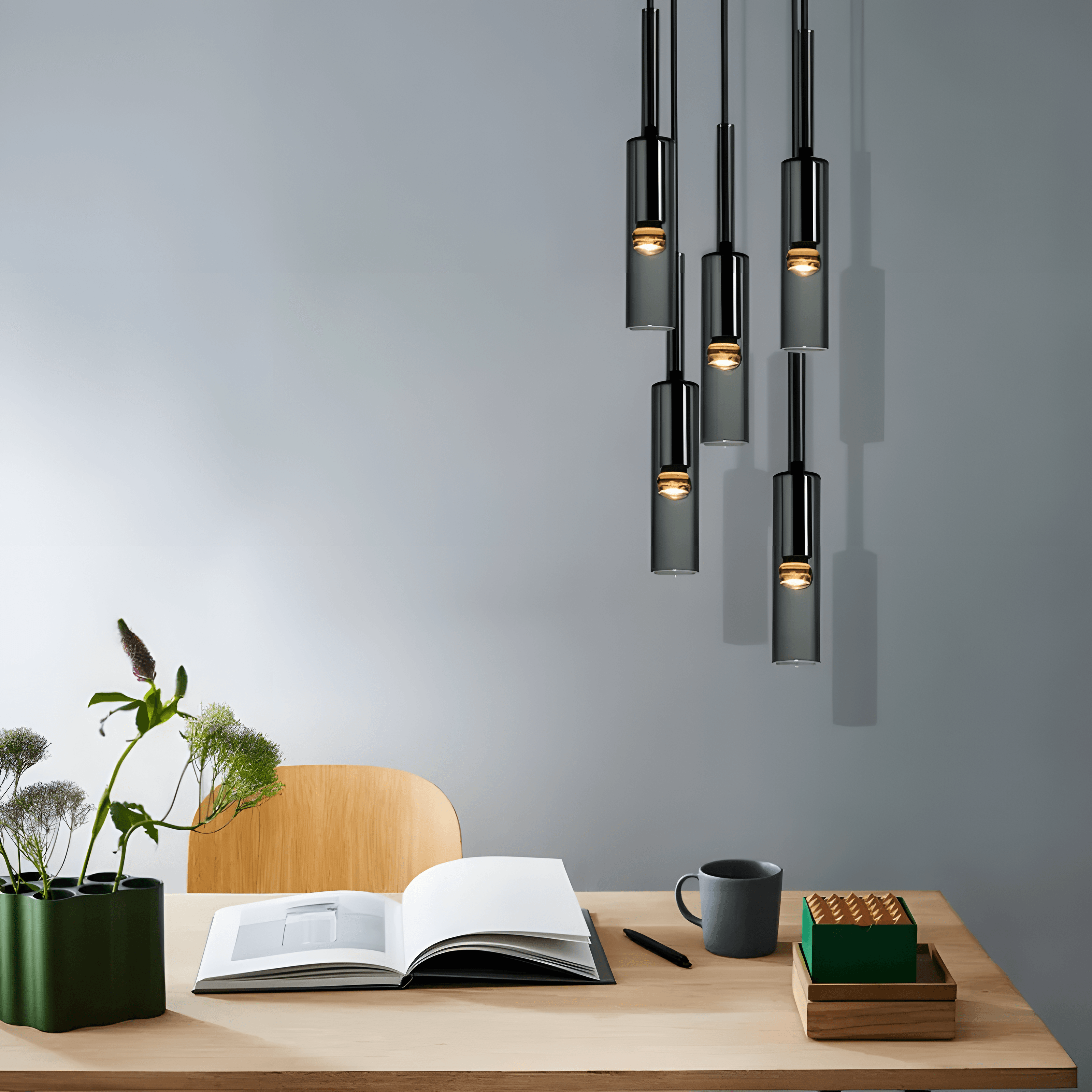 Lorrel | Rauchglas Pendelleuchte