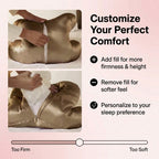 Beauty Sleep Pillow with Satin Case – Anti-Wrinkle Support for Skin and Hair