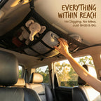 Adjustable Overhead Car Storage Organizer Net