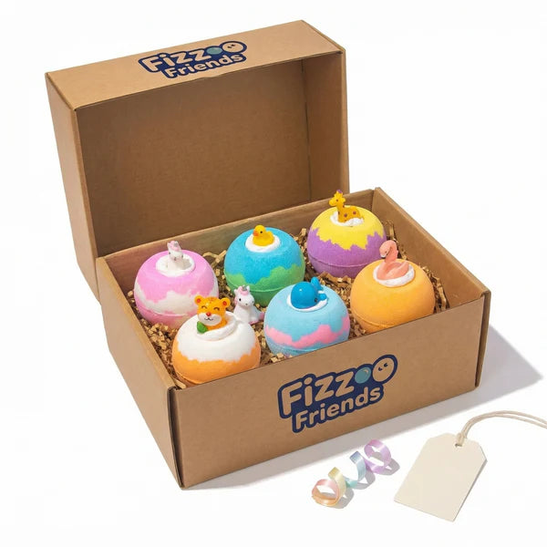 Fizzy Bath Bomb with Surprise Toy Inside for Kids — Certified Safe for Sensitive Skin