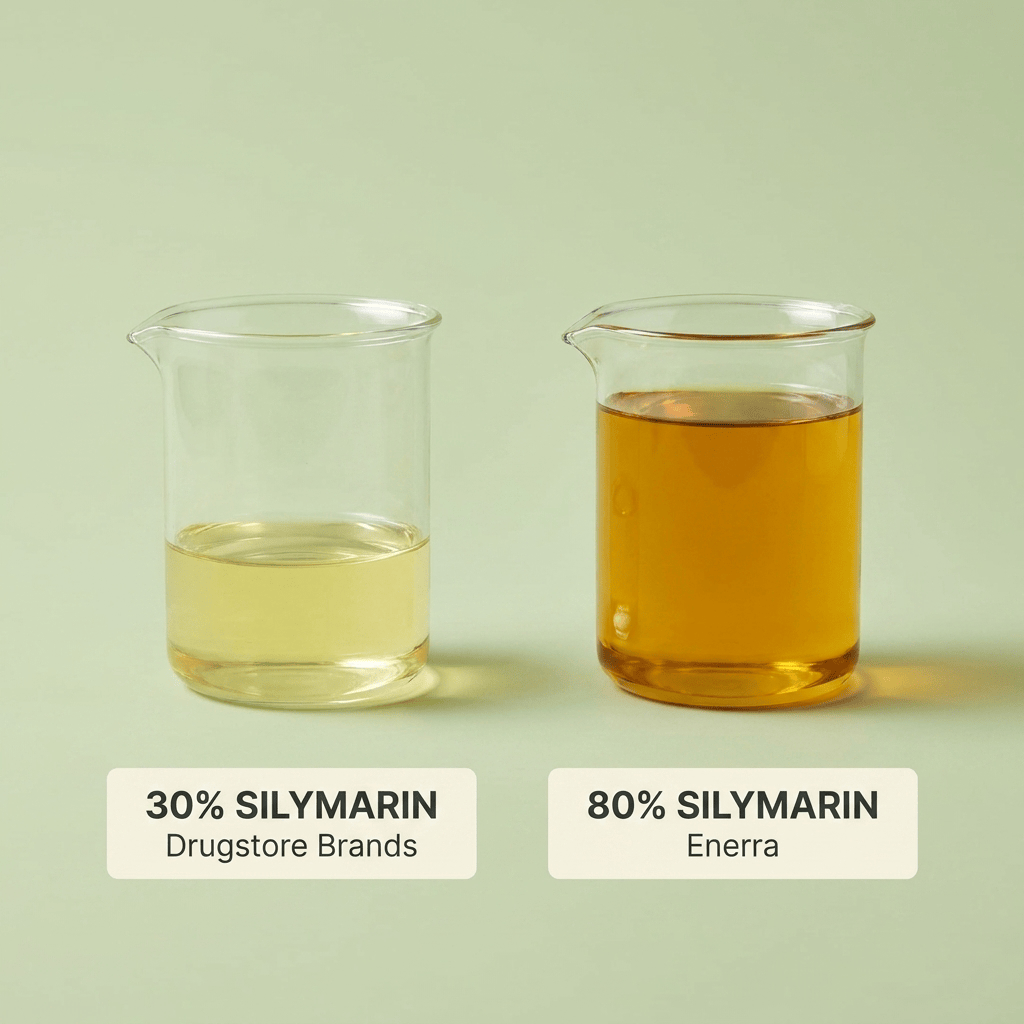 Kapsułki z ostropestu plamistego 80% sylimaryny z kurkumą i witaminą C